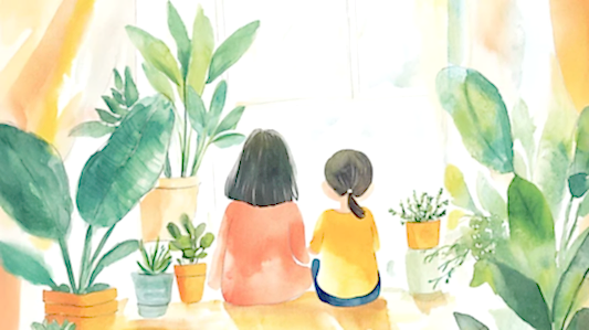 My Mum and Plants