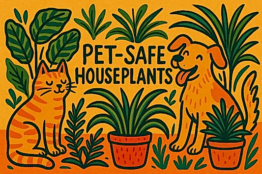 The best pet safe indoor plants for national pet month
