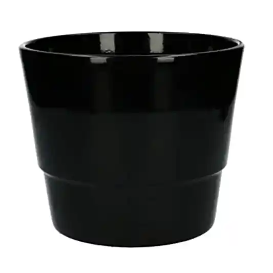 Lena Ceramic Pot | Black | Pots & Planters