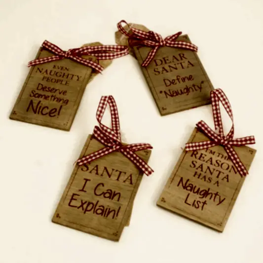 Wooden Christmas Tag | Christmas