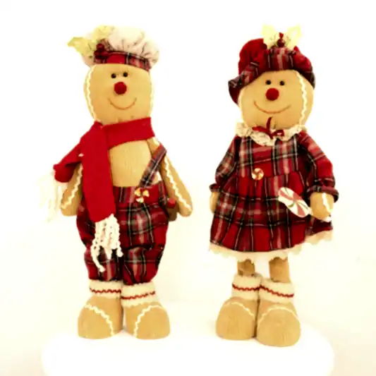 Large Christmas Gingerbread Couple | Christmas