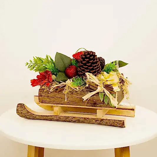 Decorative Festive Sleigh | Christmas