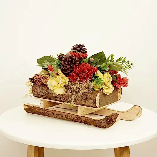 Decorative Festive Sleigh | Christmas