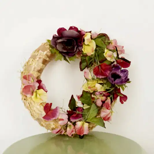 Sweetpea Faux Wreath | Dried Flowers
