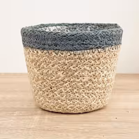 Hessian Pot | Blue - Hessian Plant Pot