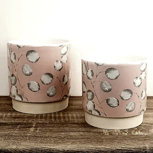Blush Honesty Pot | Pink | Pots & Planters