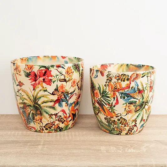 Monza Pot | Tropical Parrot | Pots & Planters