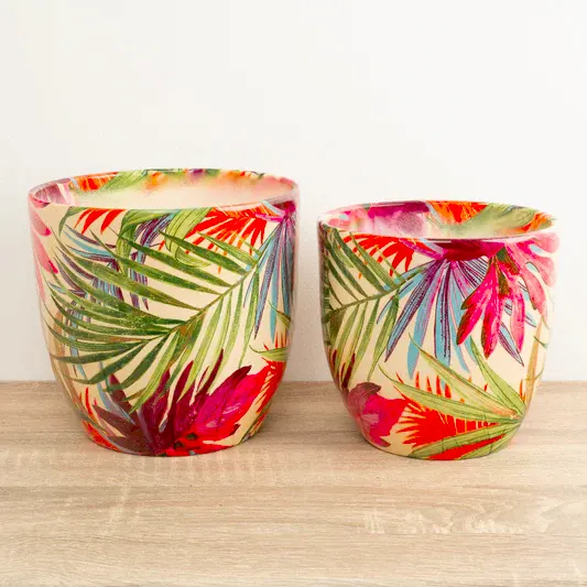 Monza Pot | Tropical Fuchsia | Pots & Planters