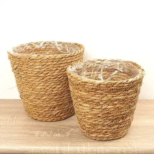 Seagrass Straw Pot | Natural | Pots & Planters