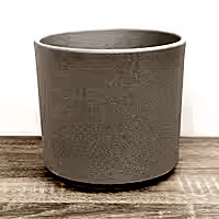 Leon Pot | Cement Grey - Ceramic Plant Pot