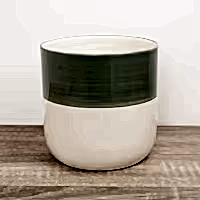Metia Pot | Minimal Green - Ceramic Plant Pot