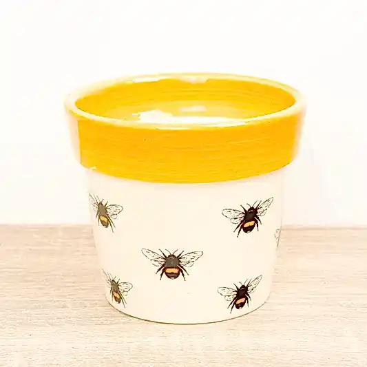 Bumble Bee Pot | Yellow | Pots & Planters