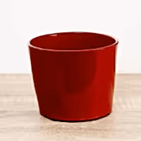 Gleam Pot | Crimson Red - Ceramic Plant Pot