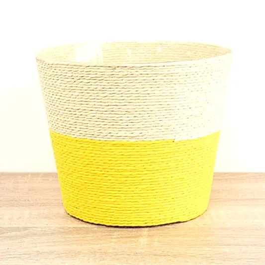 Riley Basket | Yellow | Pots & Planters