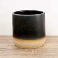 Berkeley Satin Pot | Denim - Ceramic Plant Pot