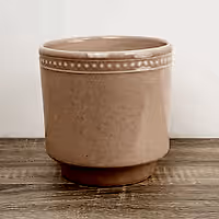 Clover Pot | Dotted Pink - Ceramic Plant Pot