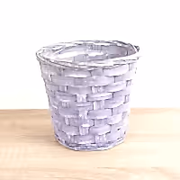 Bamboo Plant Basket | Lilac - 