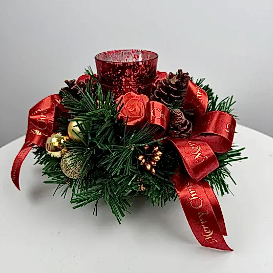 Everlasting Gift | Merry Christmas Candle Arrangment | Christmas