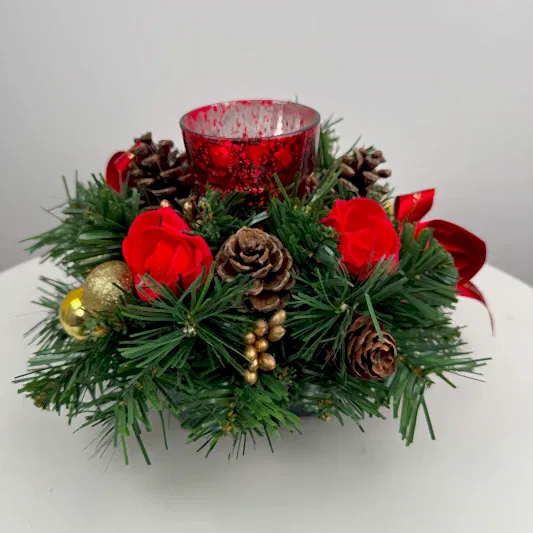 Everlasting Gift | Merry Christmas Candle Arrangment | Christmas
