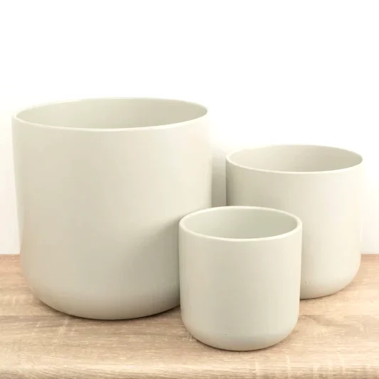 Lisbon Pot | Light Grey | Pots & Planters