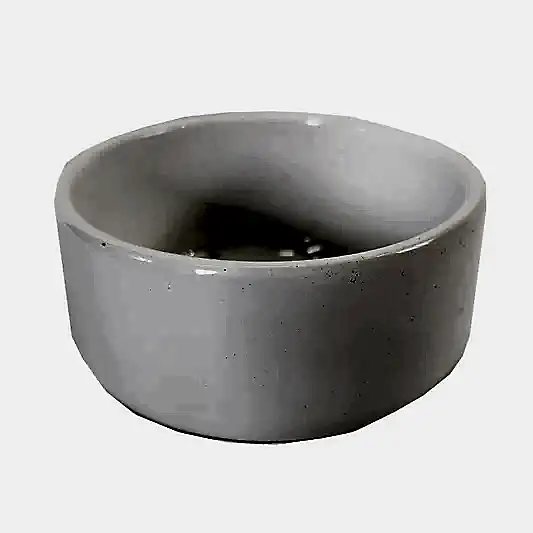 Lucky Bamboo Ceramic Bowl | White | Pots & Planters