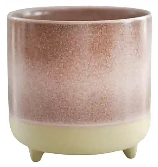 Jolie Rose Matte Reactive Pot with Feet | Pots & Planters