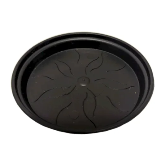 Round Saucer | Black | Pots & Planters