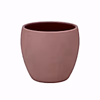 Vinci Rounded Pot | Pink - Ceramic Plant Pot