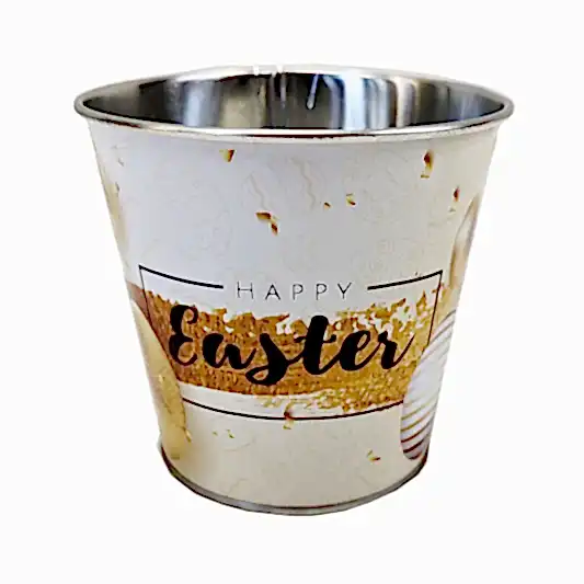 Happy Easter Pot | Metallic | Pots & Planters